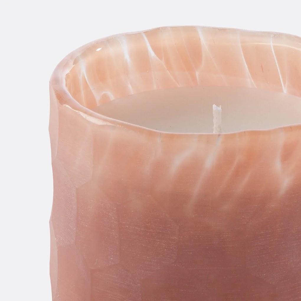 Kaars in getint glazen potje, Kivia