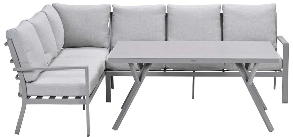 Garden Impressions Senja lounge dining set 3-delig links - valley sand