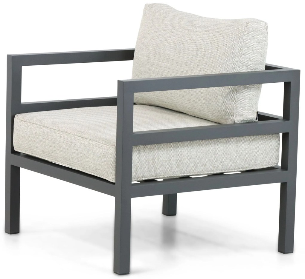 Tuinstoel Aluminium Grijs-antraciet Lifestyle Garden Furniture Rodenzo