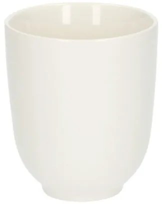 Beker, organisch, porselein, wit,Ø 8 cm