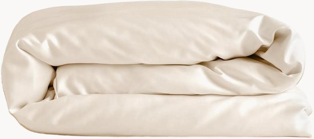 Katoenen perkal dekbedovertrek Cream