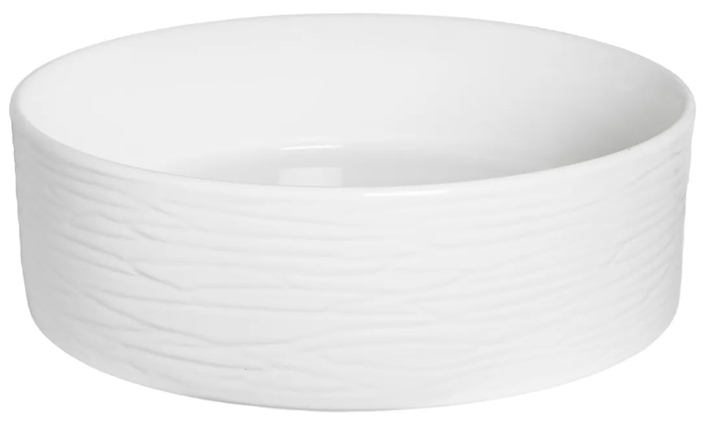 Kerra KR74 waskom rond glans wit 40x40x13cm