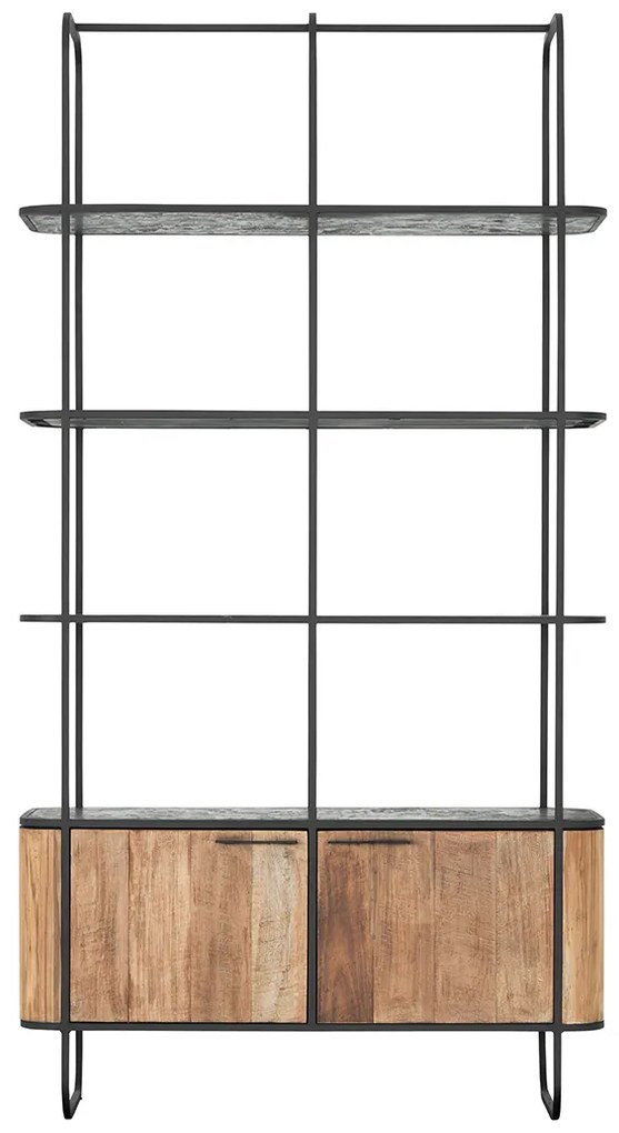 DTP Home Soho Stellingkast Teak En Mortex - 110x45x210cm.