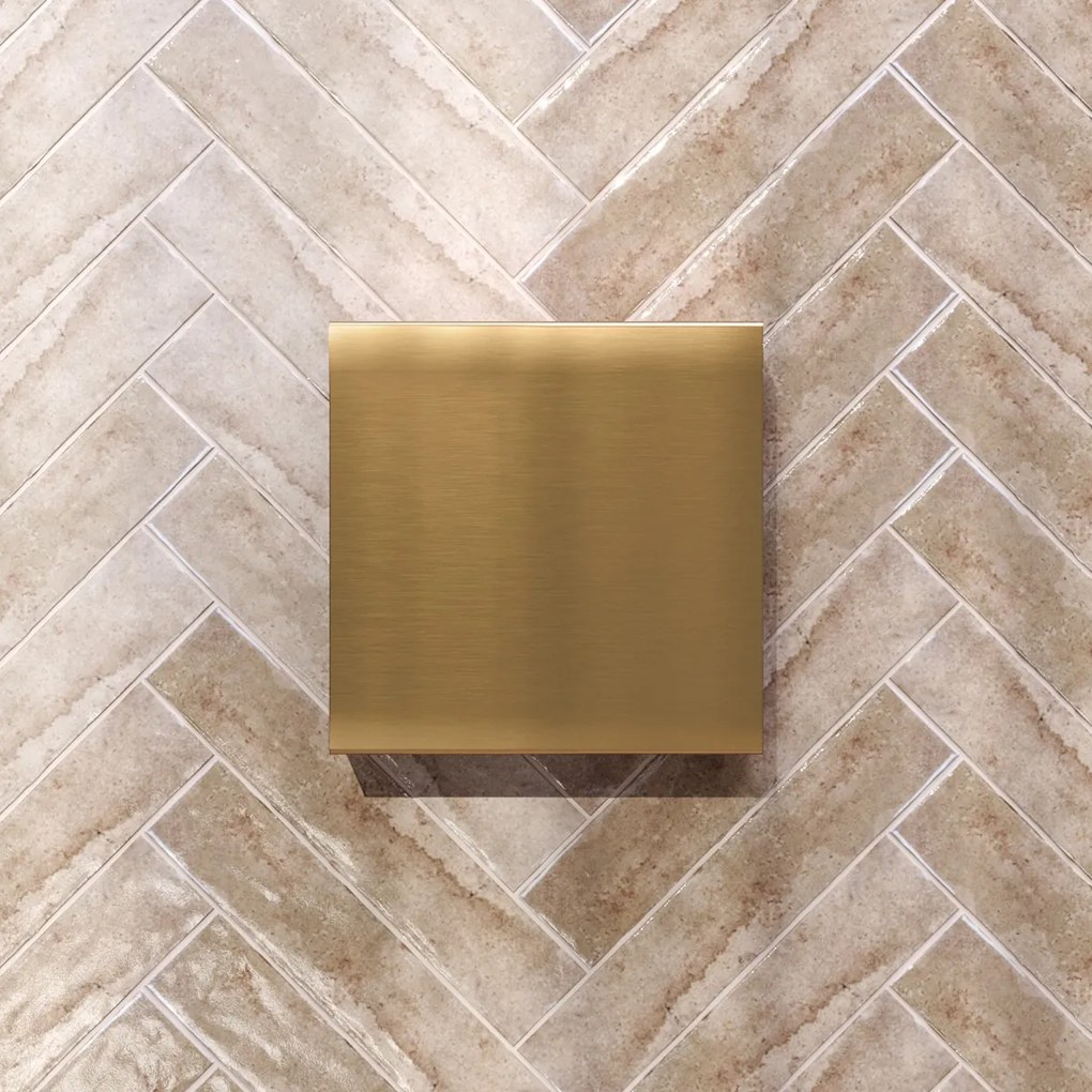 Brauer Gold Edition opbouwnis met verborgen opbergruimte goud geborsteld PVD