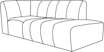 Ottoman Rechts Serenity 3