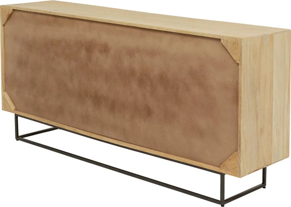 Modern Dressoir Licht Hout - 165x40x76cm.