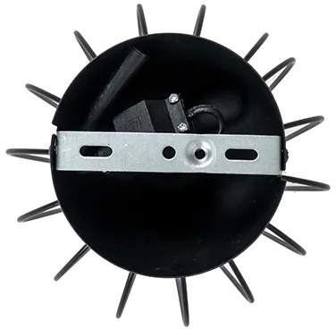 Moderne plafondlamp zwart draad - Palica