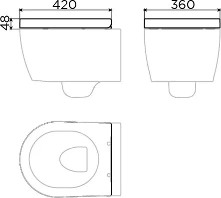 Clou First softclose toiletzitting wit glans