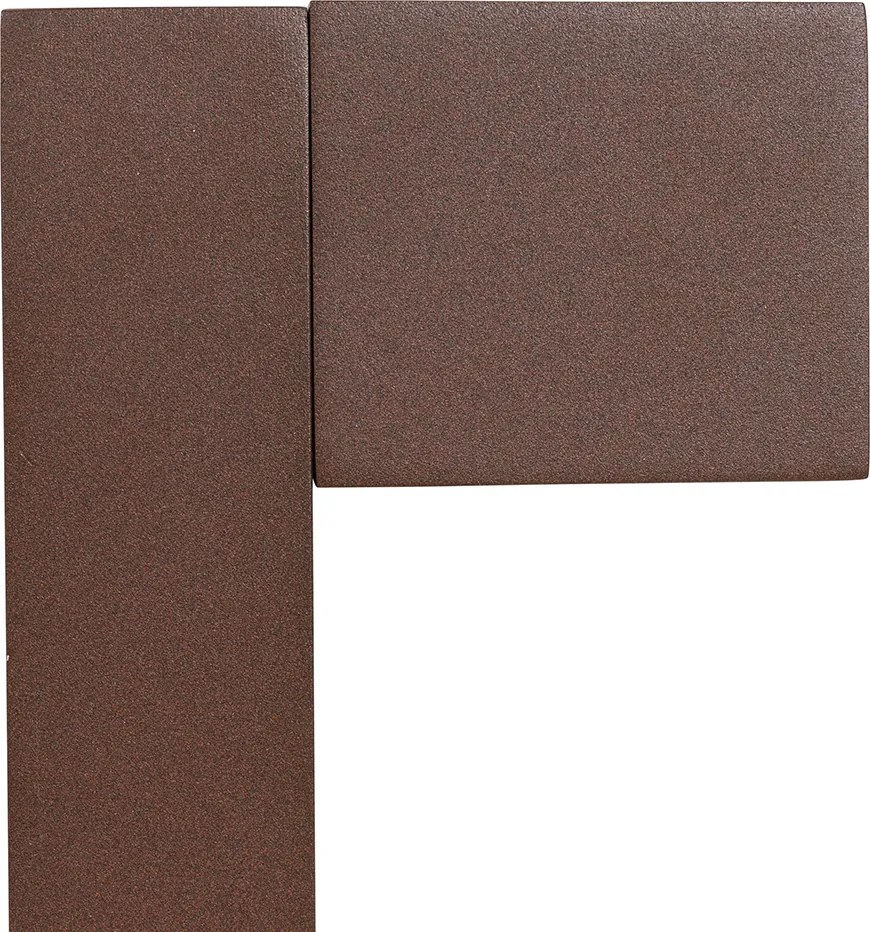 Industriële staande buitenlamp roestbruin 80 cm IP44 - Baleno