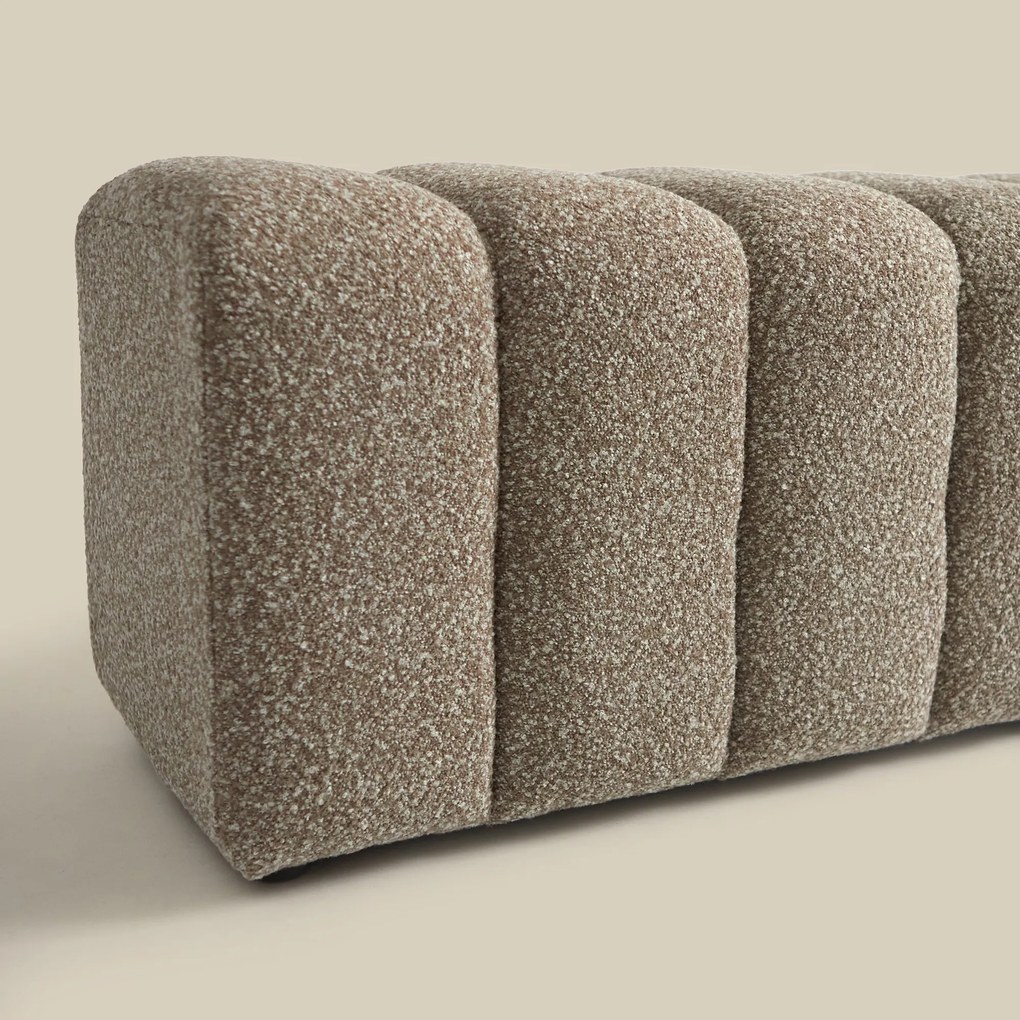 Bankje Taupe Stof 140 Cm
