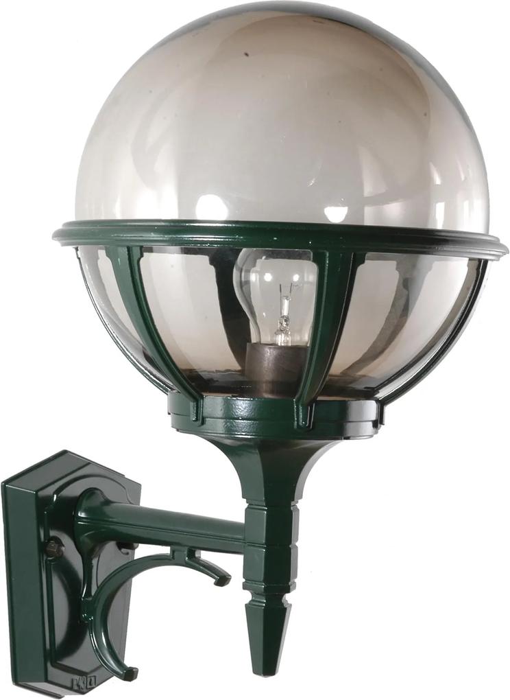 Rotund wandlamp globe 25cm - groen