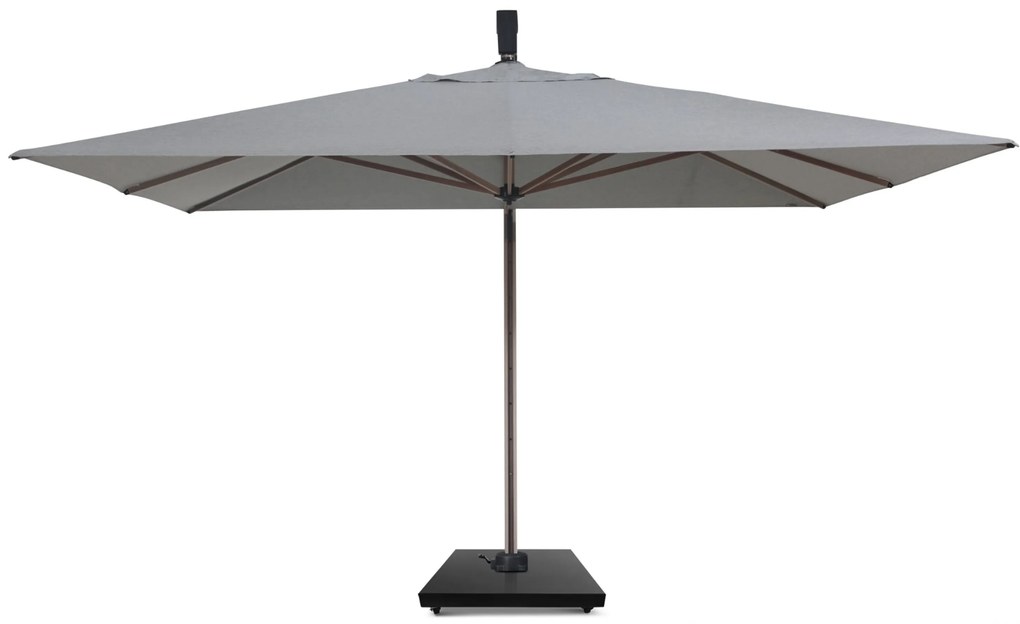Zweefparasol 3.5x3.5m S1 (excl. voet) Grijs-antraciet Camello Mateo