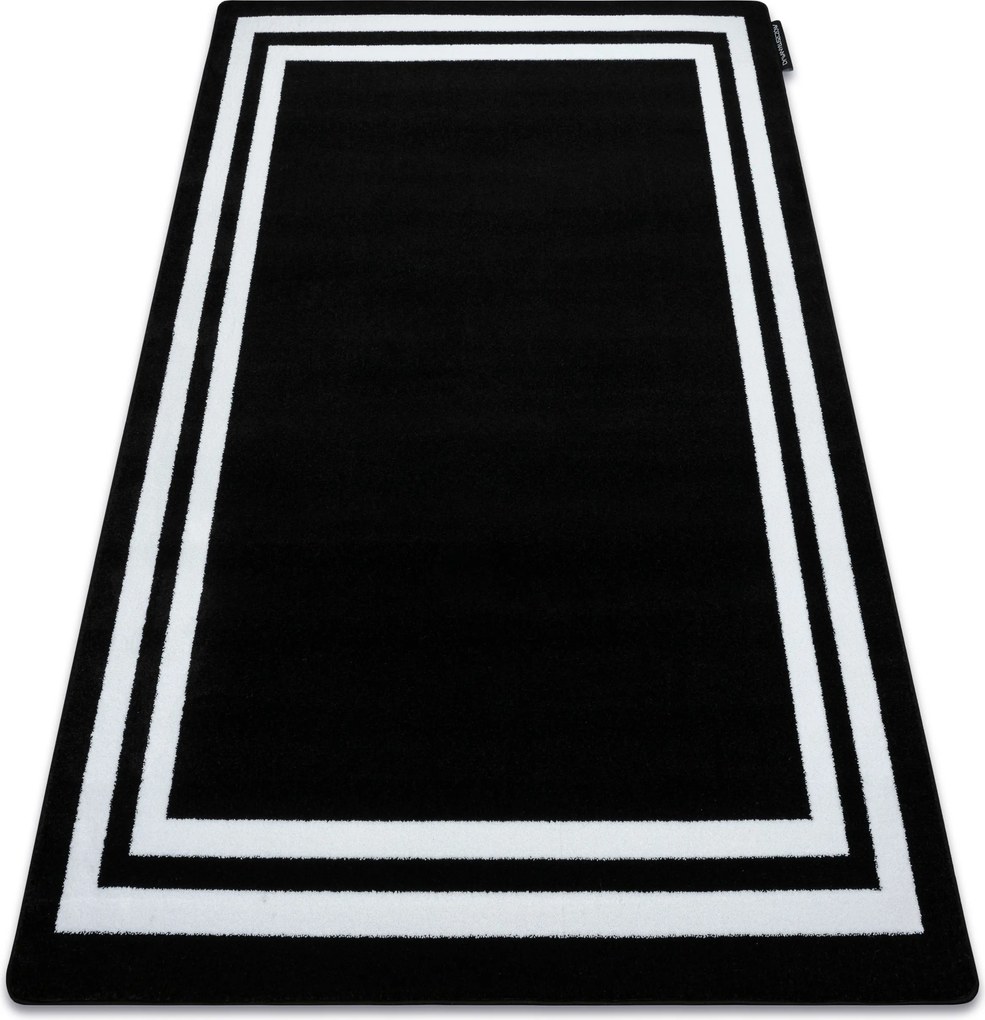 Tapijt HAMPTON Kader zwart - TWEEDE-KLASSE PRODUCT