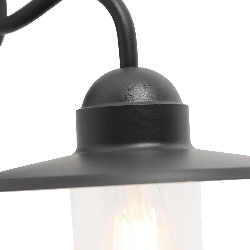 Landelijke buitenwandlamp donkergrijs IP44 - Kansas