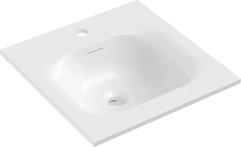 Mexen Vela inbouw wastafel 46 x 46,5 cm, glanzend wit - 25234500