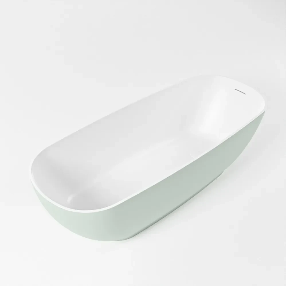 Mondiaz Rock vrijstaand bad 170x70cm kleur greey/talc