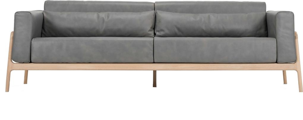 Gazzda Fawn sofa 3+ Dakar Leather Grey