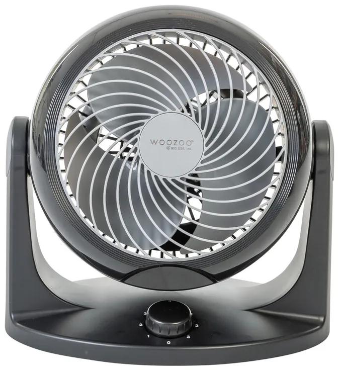 IRIS bureau ventilator Woozoo - zwart - 18 cm