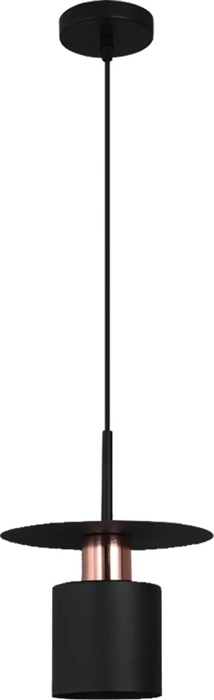 Hanglamp APP1145-1CP Zwart Roségoud