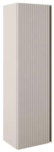 Saniclass Prime Blend Hoge Kast - 120x34.5x27.5cm - 1 deur - mat cotton (beige) - MDF ARES_HIGH_CABINET_Cotton