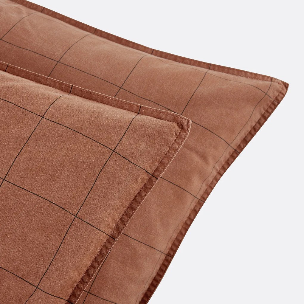 Kussensloop in gewassen katoen, Monille