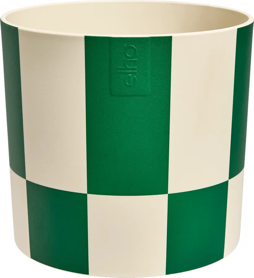 Pot Elho Blocks & Stripes groen