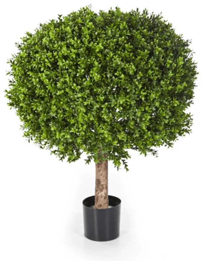 Buxus bol op stam kunstplant - 85 cm