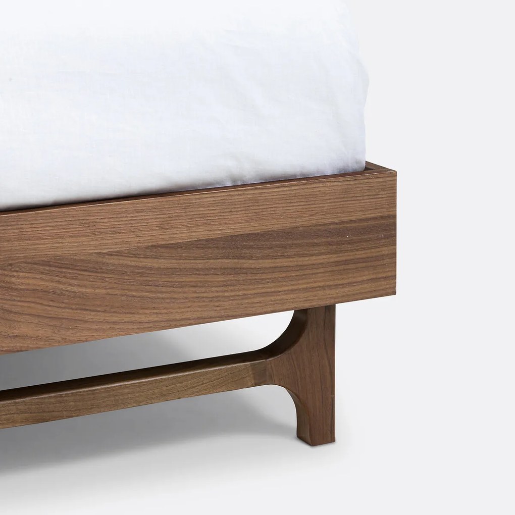 Vintage bed met lattenbodem, Larsen