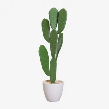 Kunst Cactus Nopal ↑63 Cm - Sklum