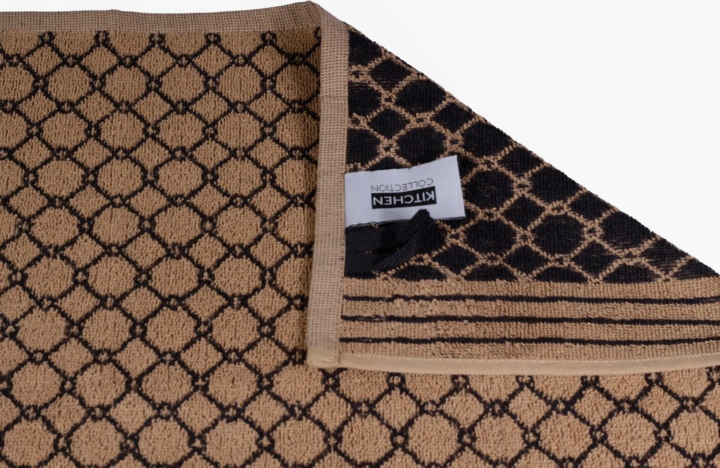 Keukendoek deluxe – 6 stuks – 50×50 – beige