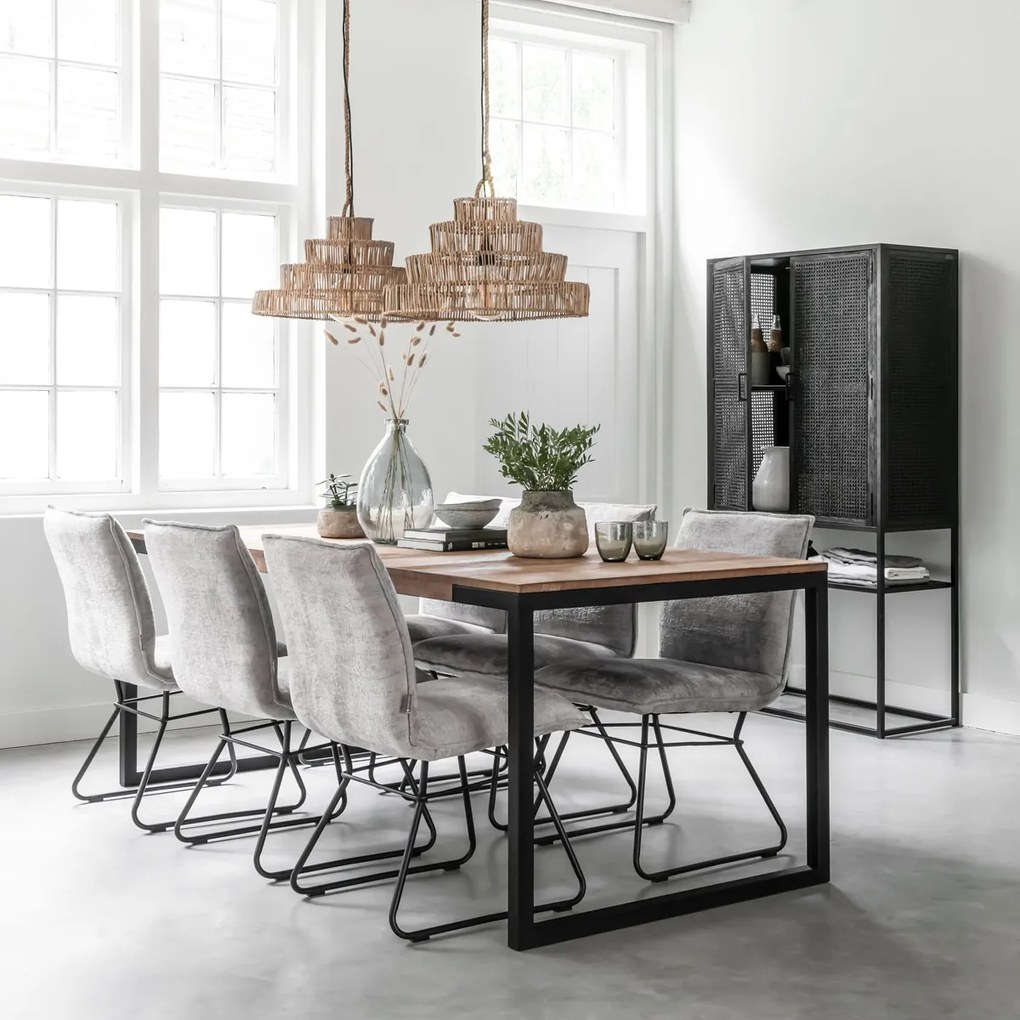 Must Living Elemental Teakhouten Eettafel 200 X 90 Cm - 200 X 90cm.