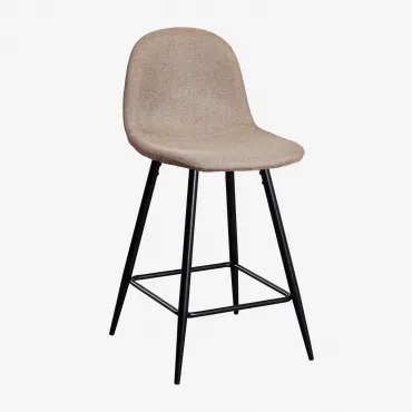 Glamm Hoge Kruk Zwart & Grijs – Taupe & ↑65 Cm - Sklum