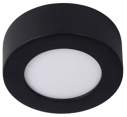 Lucide Brice ronde plafondlamp 11.7cm 8W zwart