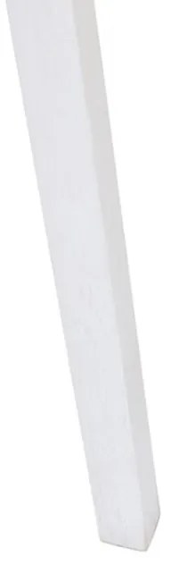 Moderne tripod wit met linnen kap zwart 45 cm - Tripod Classic