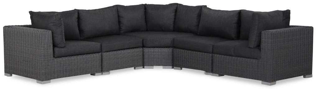 Hoek loungeset 6 personen Wicker Grijs  Garden Collections Toronto