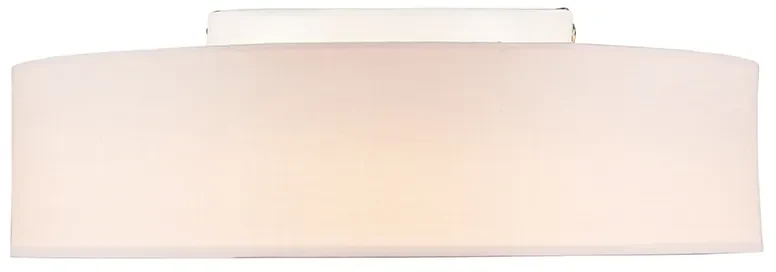 Stoffen Plafondlamp roze 40 cm incl. LED - Drum LED Modern rond Binnenverlichting Lamp