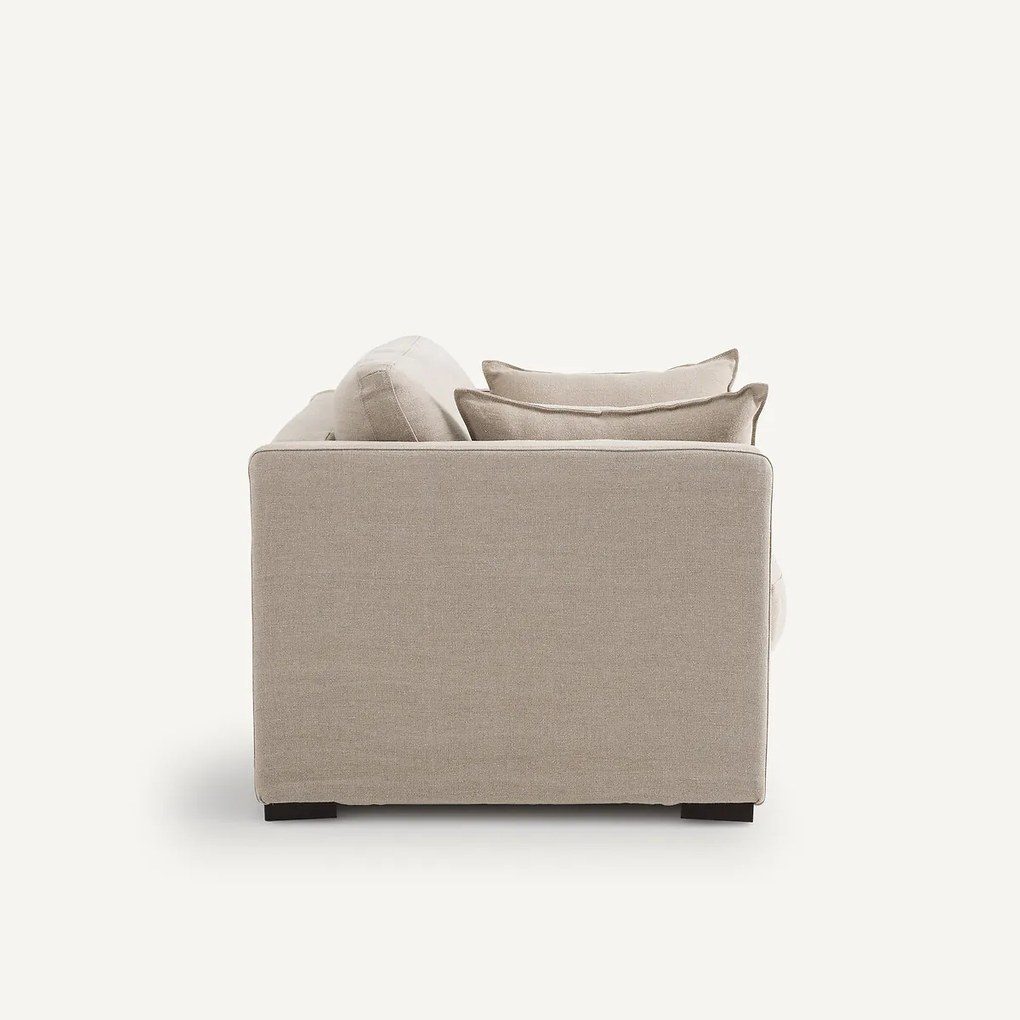 2-zitsbank, omvormbaar, in dik stonewashed linnen, Neo Kinkajou