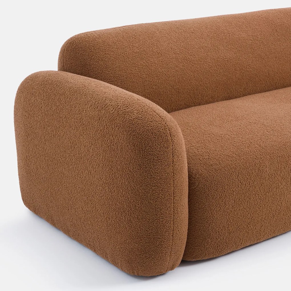 3-zits rechte bank, dikke badstof, Danilo