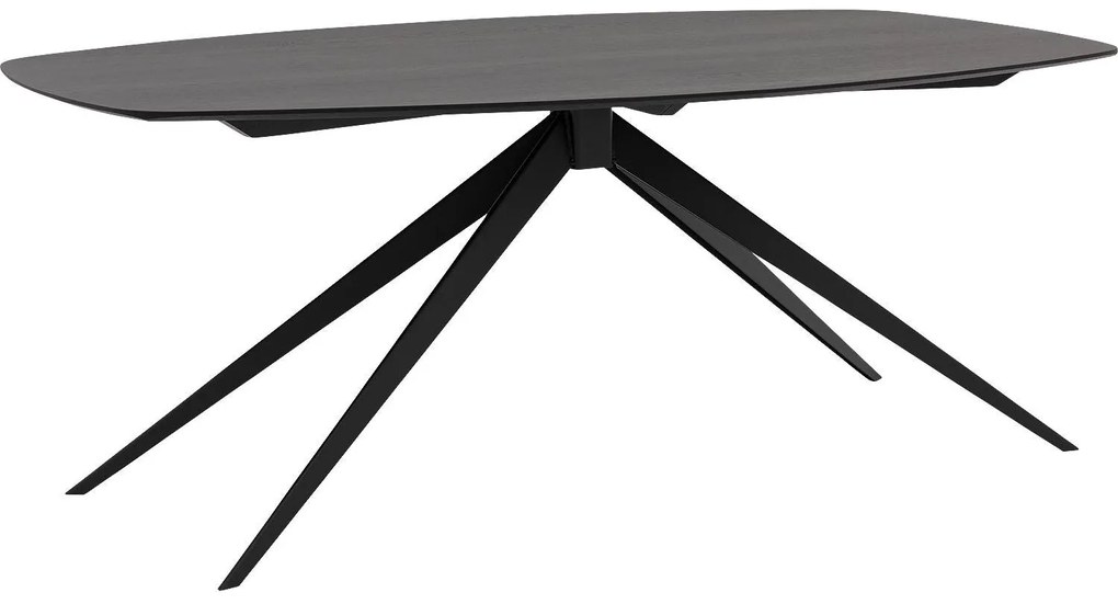 Goossens Excellent Eettafel Uniek, Semi ovaal 200 x 110 cm