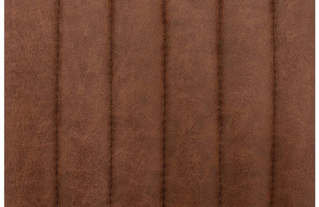 Goossens Basic Eetkamerstoel Tura cognac micro leer leuning, stijlvol landelijk