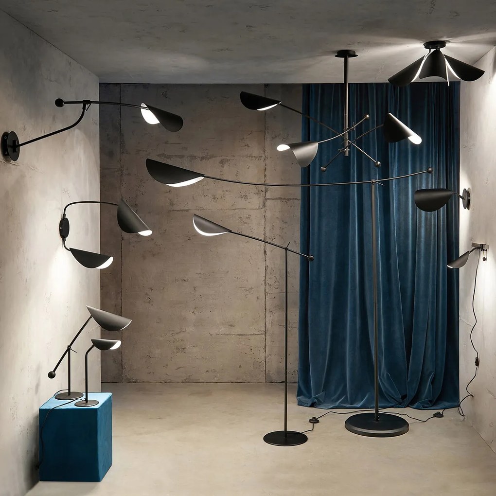 Staande lamp in boogvorm Funambule