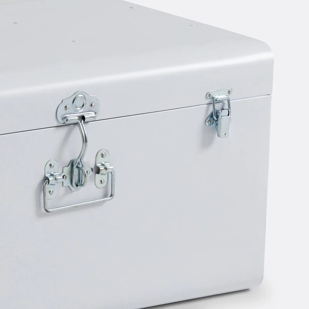 Koffer in staalmetaal, Masa