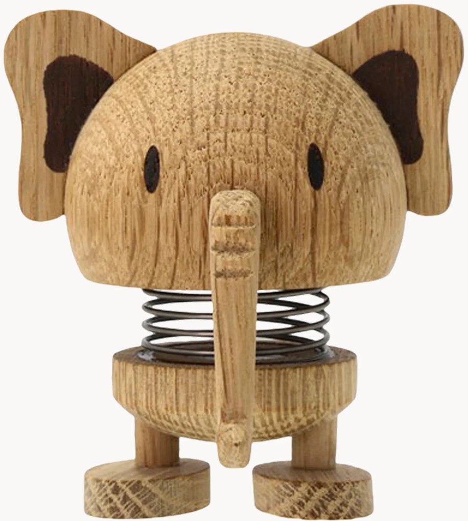 Decoratief object Elephant van eikenhout