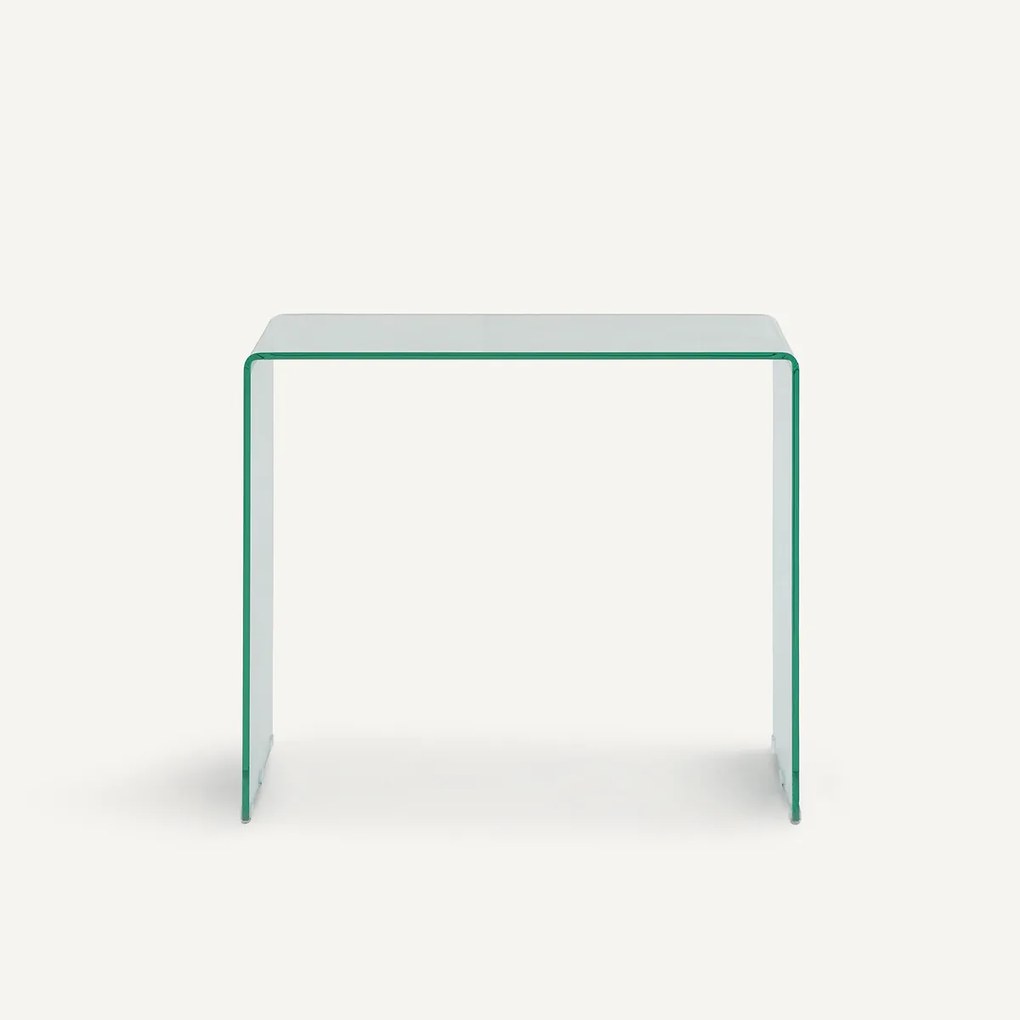 Wandtafel van gerookt gehard glas, Joan