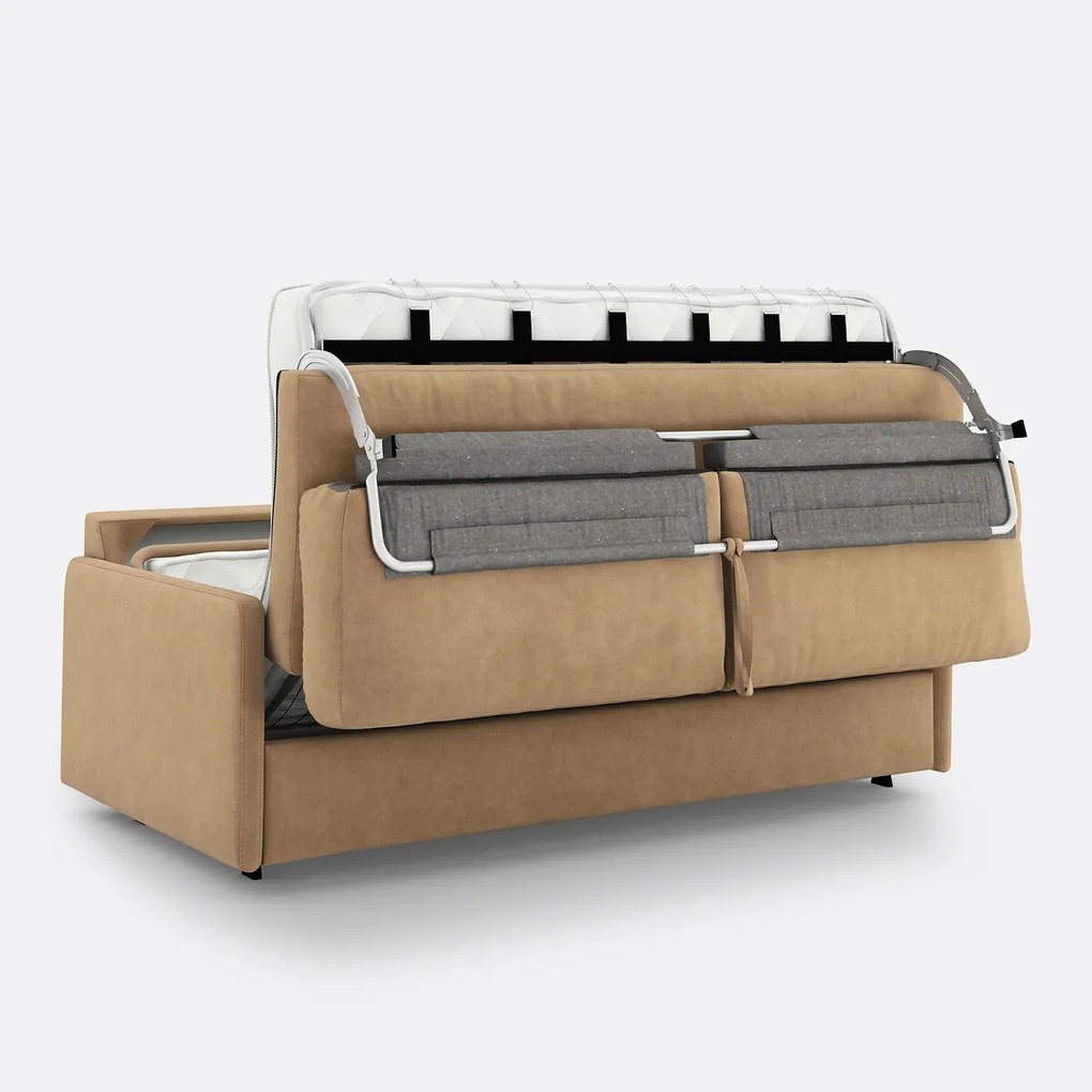 Slaapbank fluweel, HR premium schuim, Marta