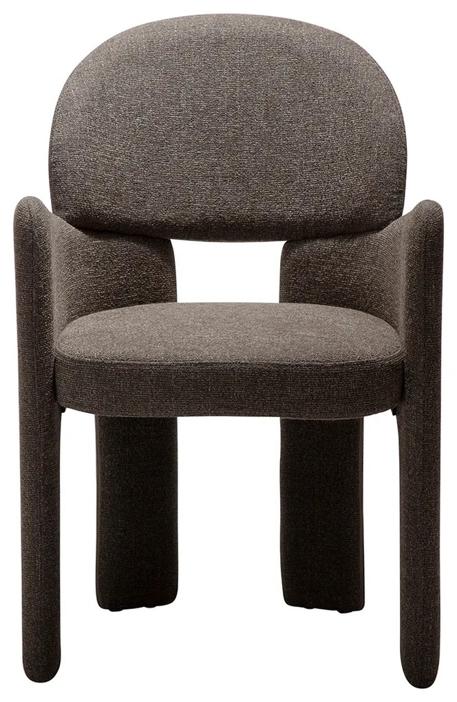Dan-Form Aole Eetkamerstoel Boucle Major Bruin
