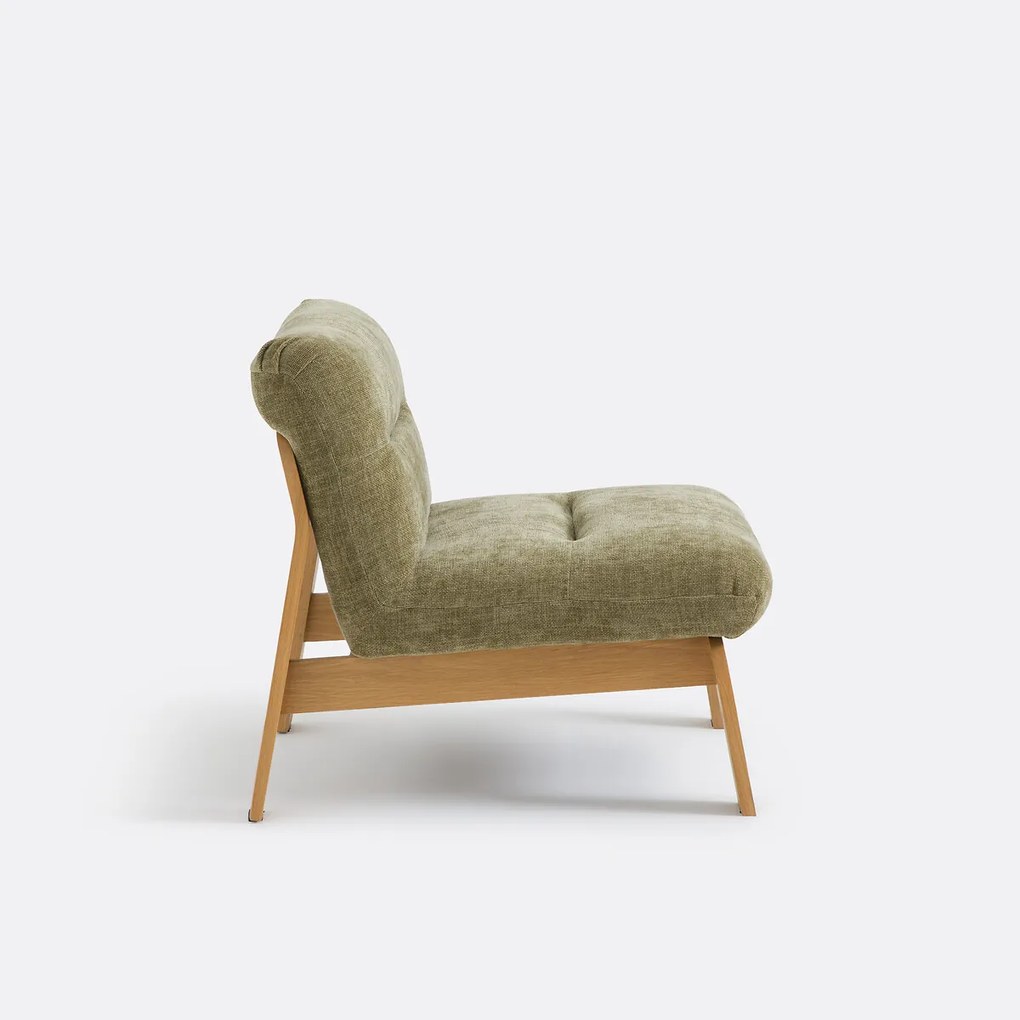 Lage gestoffeerde fauteuil, Talet
