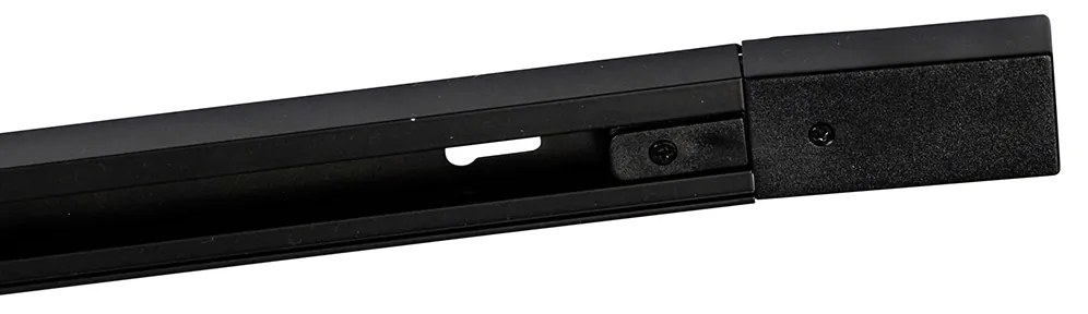 Modern railsysteem met 5 Spot / Opbouwspot / Plafondspots zwart 1-fase - Iconic Kohua Modern GU10 Binnenverlichting Lamp