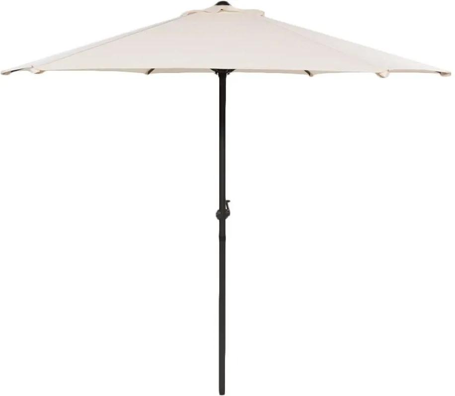 Le Sud parasol Blanca - antraciet/ecru - Ø250 cm - Leen Bakker