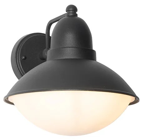 Moderne buiten wandlamp zwart IP44 - Marcel